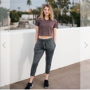 Senita Athletics Street Joggers- Cool Gray- SM